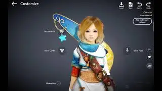 Create a Shai character Black Desert Mobile 2021 Max Graphics