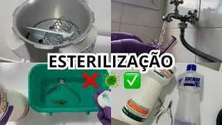 Limpeza e Esterilização dos Materiais - NAIL DESIGNER