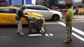 快、狠、準的台北道路畫線！