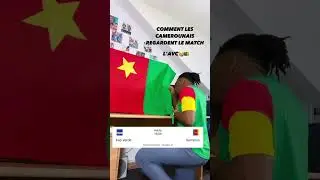 LES CAMEROUNAIS🇨🇲 PENDANT LE MATCH 😂😂😭 #pourtoi #cameroun #capvert