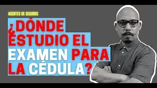 Dónde estudió el examen para la cédula? - #Seguro #Agentes