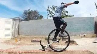 Crazy 36er Unicycle Stunts! Must See!