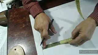 (1)traçage de manche du veston      رسم باترون اساسي  كم البدلة الرسمية