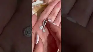 Small pear hoop earrings