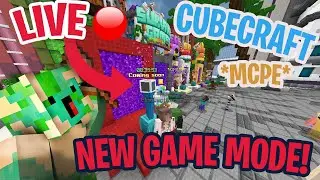CUBECRAFT *LIVE COUNTDOWN* NEW GAMEMODE PLUS STCRAFT - MCPE FACTIONS - LIVE PT.5