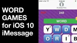iOS 10 BEST WORD GAMES for iMessage