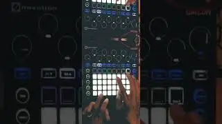 Scratching on Nivation Circuit Groovebox #novation #novationcircuit #wearenovation #scratch #dj