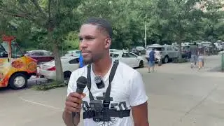 Preaching at Eastern Parkway West Indian Parade