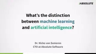 What's the Distinction Between Machine Learning & Artificial Intelligence?