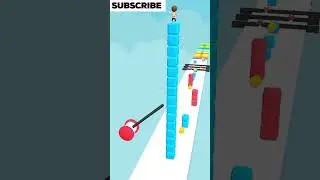 Cube Stack Surfer - Run Free Cube Jumper Game 2020 | Android Mobile #shorts Games😱🎮
