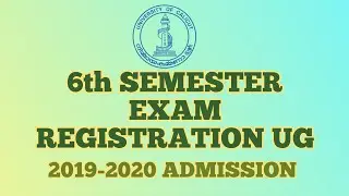 6th SEMESTER || ADMISSION 2019 2020 || DISTANCE EDUCATION || CALICUT UNIVERSITY #calicutuniversity