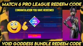 FREE FIRE PRO LEAGUE MATCH 6 REDEEM CODE || DAY 6 POWER UP REDEMPTION CODE || FFPL REDEEM CODE