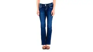 WallFlower Women's Instastretch Luscious Curvy Bootcut Jeans