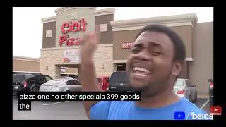 Angry Black Man At Cici's Pizza Censored