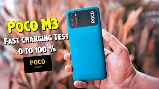 Poco M3 Fast Charging Test - 6000 mAh Battery & 18W Charging