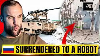 Three Russian Soldiers Surrender to UKRAINIAN ROBOT DRONE!?
