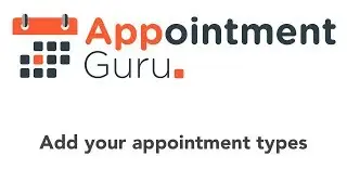 Add appointment types