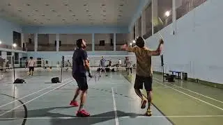Waqar & Hamza Vs. Sheraz & Hunain Badminton Doubles Match 2/3
