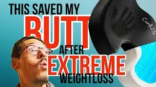 ComfiLife gel pillow saved my butt. The best tailbone pillow for extreme weight loss!