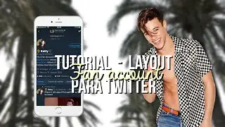Tutorial - Layout Para Twitter ( Fan Account)