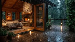 Soft Heavy Rain Sounds for Deep Sleep 🌧️ | Gentle but Intense Rain, Anxiety Relief, 3 Hours