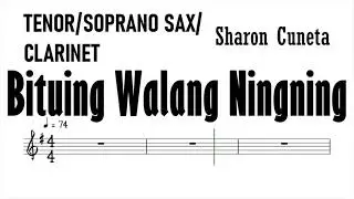 Bituing Walang Ningning Tenor Soprano Sax Clarinet Sheet Music Backing Track Play Along Partitura