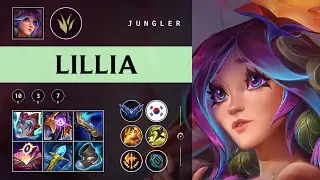 Lillia Jungle vs Shaco - KR Diamond Patch 25.24