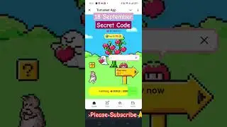 @tomarket Tomarket 18 September Secret Code revealed. Please share subscribe and follow.