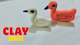 Easy Five minutes Clay Art // Beautiful clay Showpiece /Clay duck