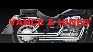 ESCAPAMENTO Exhaust VANCE & HINES / SOUND- HONDA VT 750 SHADOW