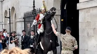 Incredible Rescue: Royal Guard’s Heroic Handling of Rogue Horse