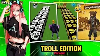 Troll lobby Parkour 😂 by ravi edits #parkour #freefire #funny 