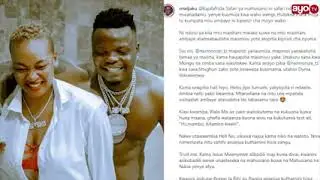 Umbea leo Mwijaku atoboa siri nzito Kuhusu mahusiano ya Harmonize kupitia ukurasa wake wa Instagram