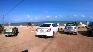 Chegando na praia de Jacarapé partindo do Centro de Convenções