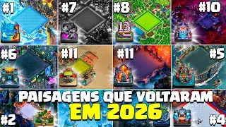 TODAS as SKINS de PAISAGENS que VOLTAR&Atilde;O para LOJA em 2026!