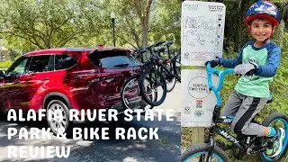 Alafia River State Park Mountain Biking (cycling)🚴 || Bike Rack Review || MTB Trails