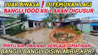 DI LUAR DUGAAN❗️KALI & PINTU AIR SENGAJA DIMATIKAN DIBUAT KAMPUNG MIRIP KPR / BEKASI KOTA