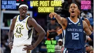 Indiana Pacers vs Memphis Grizzlies Post Game Show!!  #YesCers #NBA