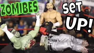 WWE ZOMBIES Action Figure SET UP!