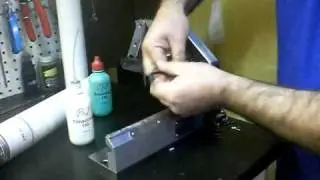 Phil Wood spoke cutting and threading machine
