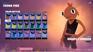 Where to find Knightly Crimson Toona Fish Paint in Fortnite