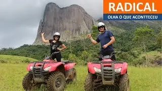 FABI e RONALDO de QUADRICICLO na  TRILHA da PEDRA AZUL #LegTransito1M #DirigirEuPosso
