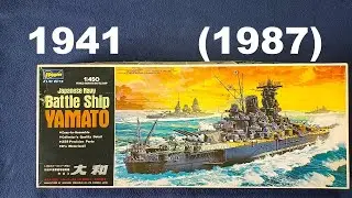 UNBOXING: Hasegawa, Battle Ship YAMATO, 1:450 Scale, Motorized, 1987