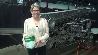 New Way Automatic Roll Through Hot Glue Wrap Labeler Demonstration
