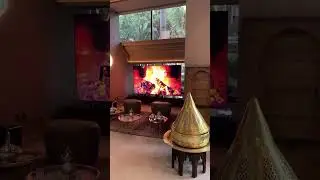 &ldquo;Cozy Fireplace Vibes: Moroccan Hotel Retreat&rdquo; #youtubeshorts #viral #morroco #hotel