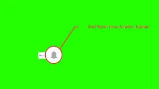 HIT THE NOTIFICATION BELL AND SUBSCRIBE (Subscribe and Notification Bell with GreenScreen