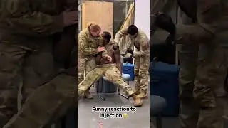 Funny reaction to injection🤣🤣🤣 #funny #funnyvideos #usa