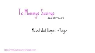 Natural Wood Hangers