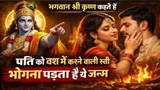 भगवान श्री कृष्ण कहते है पति को वश मे करने वाली स्त्री को भोगना पड़ता है ये जन्म। धार्मिक कहानी 