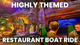 Immersive River Adventure Ride at a Rainforest Cafe! Low Light Full Experience | Galveston, Texas